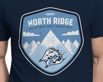 Scifi Snowspeeder T-SHIRT / North Ridge Ski Resort / Unisex