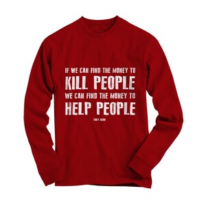 Tony Benn Quote T-Shirt, Political Statement Tee image 5