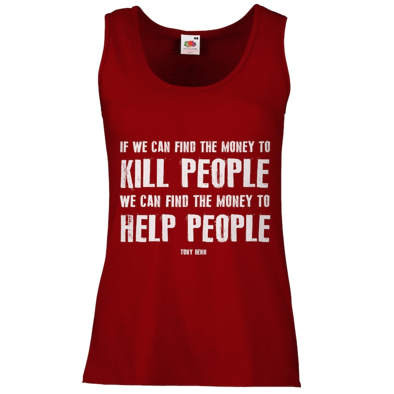 Tony Benn Quote T-Shirt, Political Statement Tee image 7