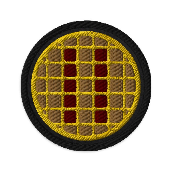 Waffle Eleven Embroidered Patch