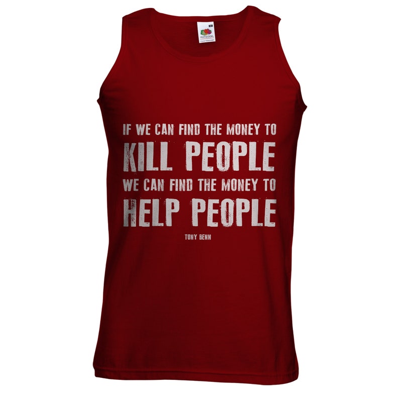Tony Benn Quote T-Shirt, Political Statement Tee image 6
