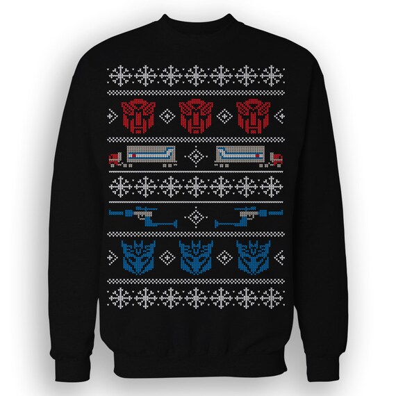 transformers christmas sweater