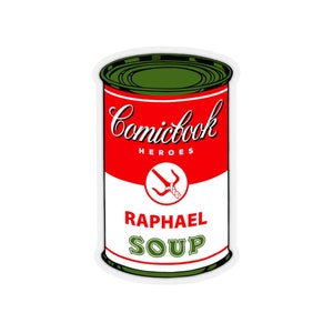 Raphael Soup Kiss-Cut STICKER / Schildkröten / Transparent oder Weiß