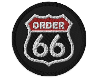 Order 66 Embroidered patch
