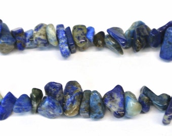 Lapis Beads - Lapis Chip Beads for Making Lapis Jewelry -Lapis Chips 6-7mm, Lapis Stone Genuine Natural Stone