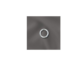 50 piezas - Anillas abiertas de plata de 3 mm y calibre 22, componentes de joyería de plata de ley 925, fabricadas en EE. UU., venta al por mayor de anillas.