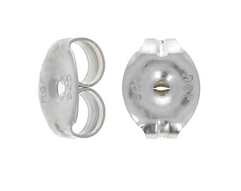 100 Transparent Rubber Bullet Clutch Earring Safety Backs Ear Nuts Earring Ke TW