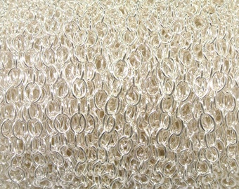Sterling Silver Chain by the Foot, Cable chain, 20 FEET,  Extension Chain, Chain for jewelry, 925 Sterling silver, Wholesale Chain, 2207