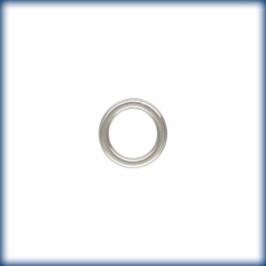 Sterling Silver Closed Jump Ring, Silver Closed Rings, 7mm Closed Jump Ring, 20 PCS, Soldered Rings, 20 GUAGE, Wholesale Findings