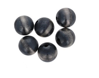 5mm, 100pcs, Small Navajo style Pearls, Sterling Silver. 925, Vintage Silver Beads, Round, spacer beads, Smooth, Seamless, Antiqued Beads