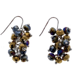 Earrings, Dorado, Heliotrope AB, Dangle Earrings, Sterling Silver, Wholesale