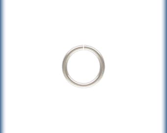 Sterling Silver Open Jump Ring, 6mm Open Rings, 50 PCS, 19GA Open Jump Rings, Open Rings, 925 Sterling Silver Rings, Jump rings, Wholesale