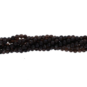 Faceted 8mm Smokey Quartz Beads, Quartz Beads, 1 Strand Round Beads, Natural Beads, Wholesale Beads