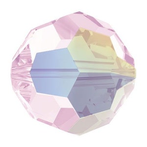 Swarovski Crystal Bead, 4mm, Crystal Bead, 100PCS, Swarovski Crystal Jewelry, Swarovski Round Bead, Rosaline AB, 5000, Wholesale Swarovski