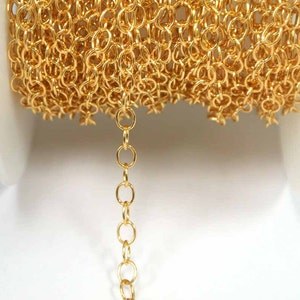Gold Filled Chain, Gold Filled Extension Chain, 3 FEET, Gold Chain by the foot, 14K Gold Filled Chain, Wholesale Chain, 2207