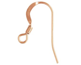 May include: A gold-toned earring hook with a twisted wire design. The hook is made of metal and has a small loop at the top.