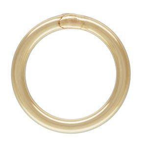 10pc, 20 Gauge, 6mm Gold Filled CLOSED Jump Rings, 6mm Jump Ring,  Made in USA, Wholesale Lots