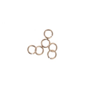 100PC, 2.5mm 24ga, 14kt Gold Filled, Open Jump Rings, Mini Open Jump Rings, Gold Split Loops, Jewelry repair and design