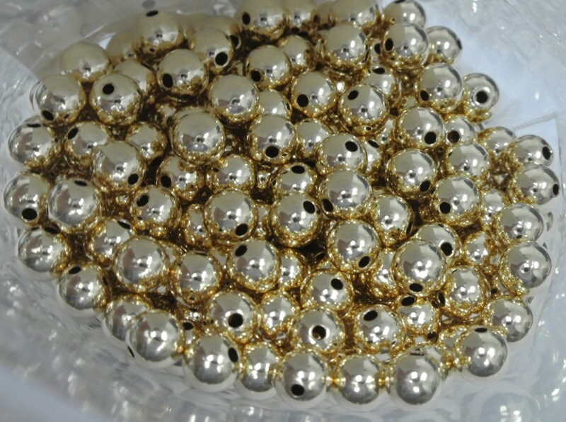 Gold Filled Beads 5mm Gold Filled Round Beads 25 PCS 5 Mm Etsy