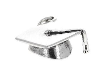 Fine Charms Sterling Silver 8x13mm Horizontal Graduation Birth Anniversary Year 2013 Fine Charms Sterling Silver 8x13mm Horizontal Graduation Birth Anniversary Year 2013