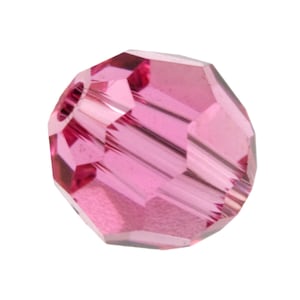 Swarovski Crystal Beads, 4mm Round, Crystal Beads, 100PCS, Swarovski Crystal Jewelry, Swarovski Round Beads, Rose, 5000, Wholesale Swarovski