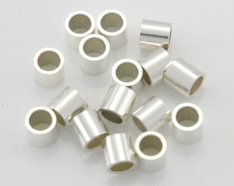 500Pcs Perline A Crimpare 2mm Tubo A Crimpare End Spacer Stopper - Foto 11