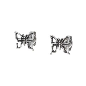 Sterling Silver Earrings, Open Butterfly Studs, Stud Earrings, 925, Dainty Stud Earrings, Gift Items, Teen Gifts