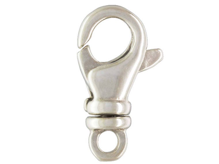 12mm Sterling Silver SWIVEL Lobster Claw Clasp Trigger Clasp LC-105 – Royal  Metals Jewelry Supply