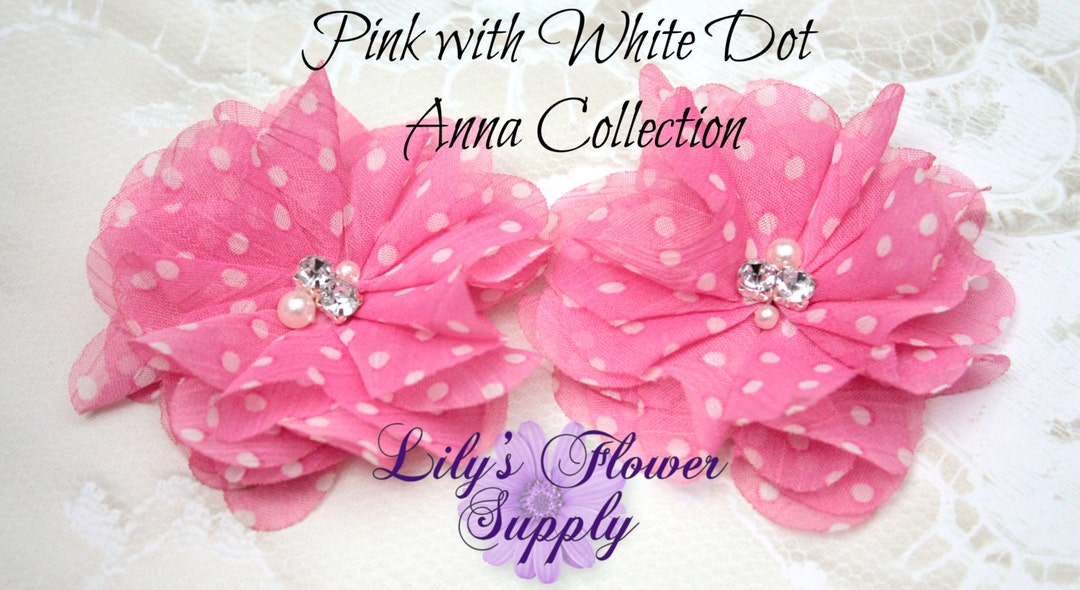 Beaded Chiffon Fabric Flowers Wholesale Chiffon Beaded Etsy