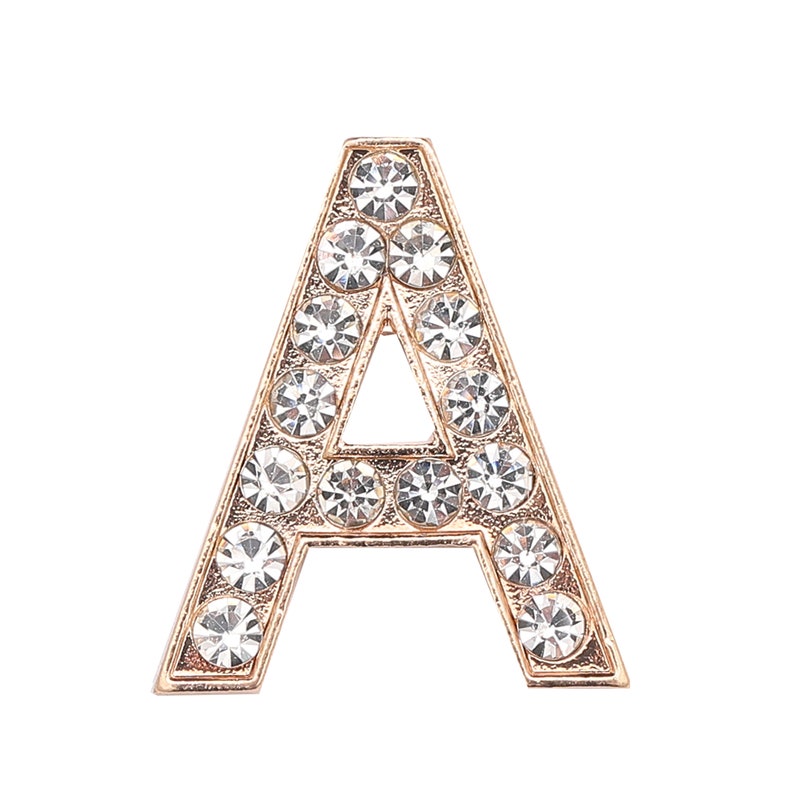 Letter A Rhinestone Choose Quantity Rhinestone Letters - Etsy