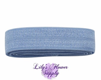 Fold Over Elastic, 5/8 Elastic, FOE, Foldover Elastic, Elastic By Yard, Stretch Elastic, Wholesale Elastic, Foe Elastic, BLUE BIRD EL59