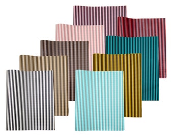 Stripe Leather FULL Sheets, 8 x 13 inches, Bow Supplies, Cricut Leather Sheets, Synthetic Leather Fabric Sheet, Faux Leather Sheets