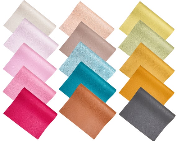Faux Leather FULL Sheets, 8 x 13 inches Faux Leathers, Bow Supplies, Cricut Leather Sheets, Synthetic Leather, Leather Fabric Sheets
