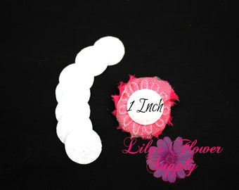 25 White Felt Circles 1 Inch - Felt Circle - Small Felt Circle - Die Cut Felt Circles - Felt Circles...Felt Circles - DIY