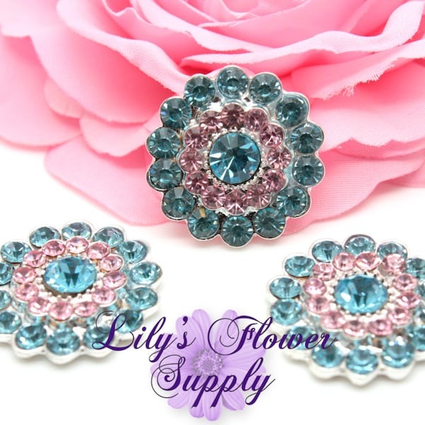 Rhinestone Button Etsy