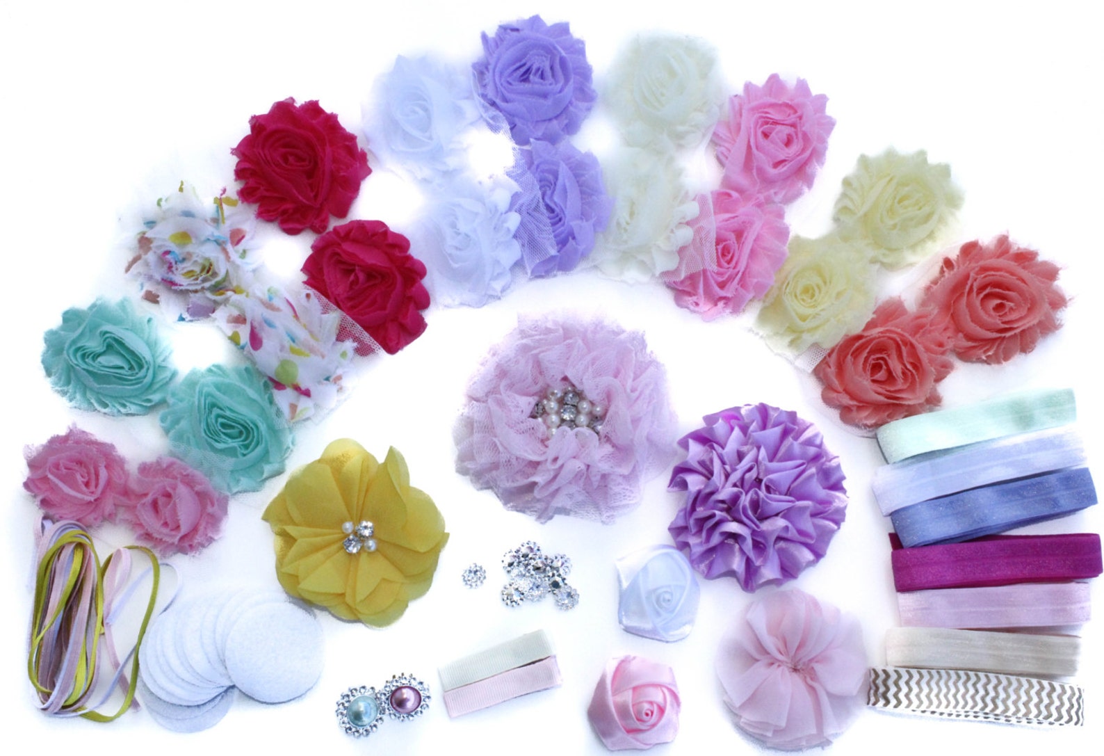 Baby Shower Headband Kit Value DIY Hair Bow Kit Baby Etsy