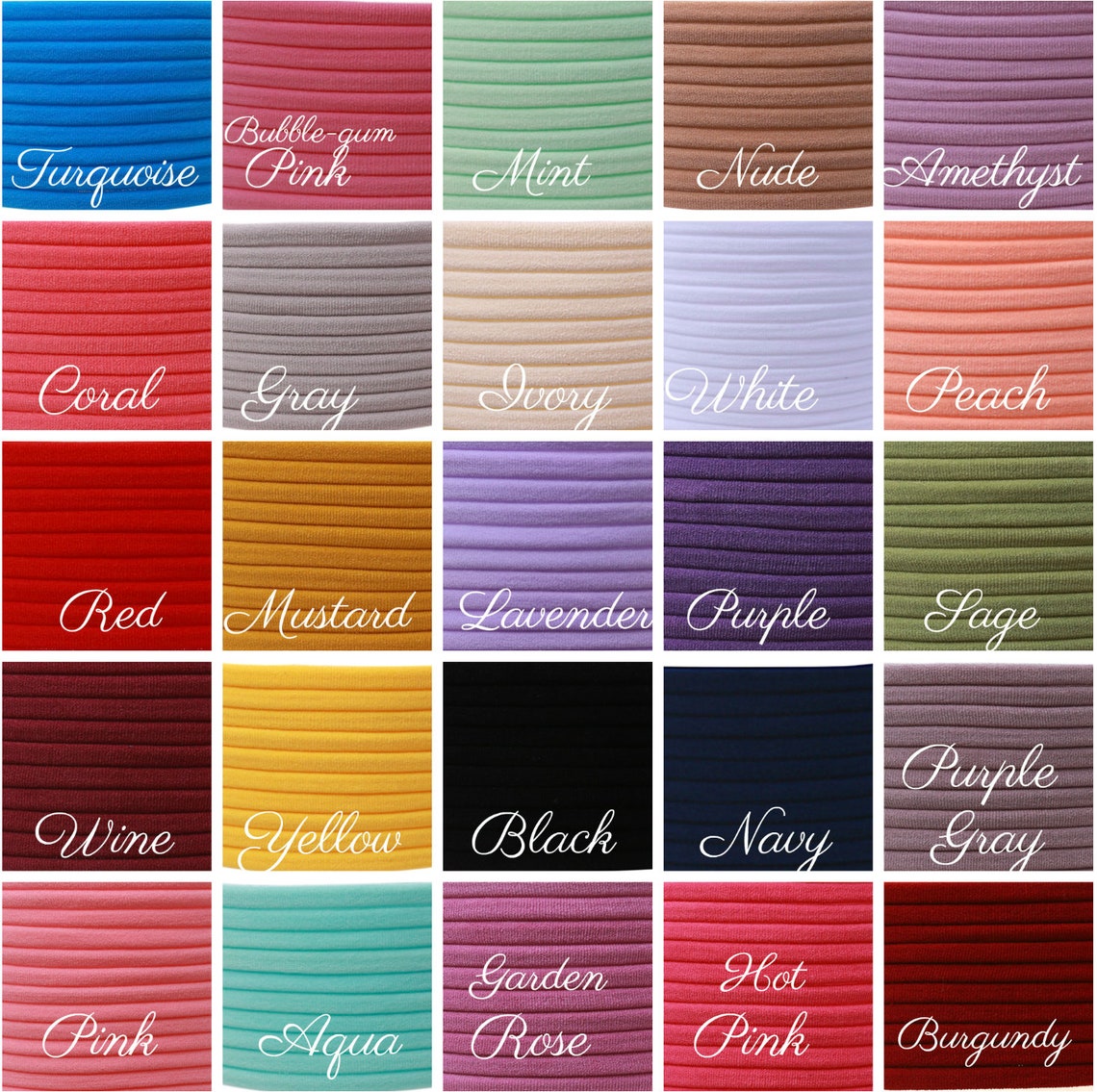 Nylon Headbands Nylon Baby Headbands Nylon Headbands Bulk Etsy