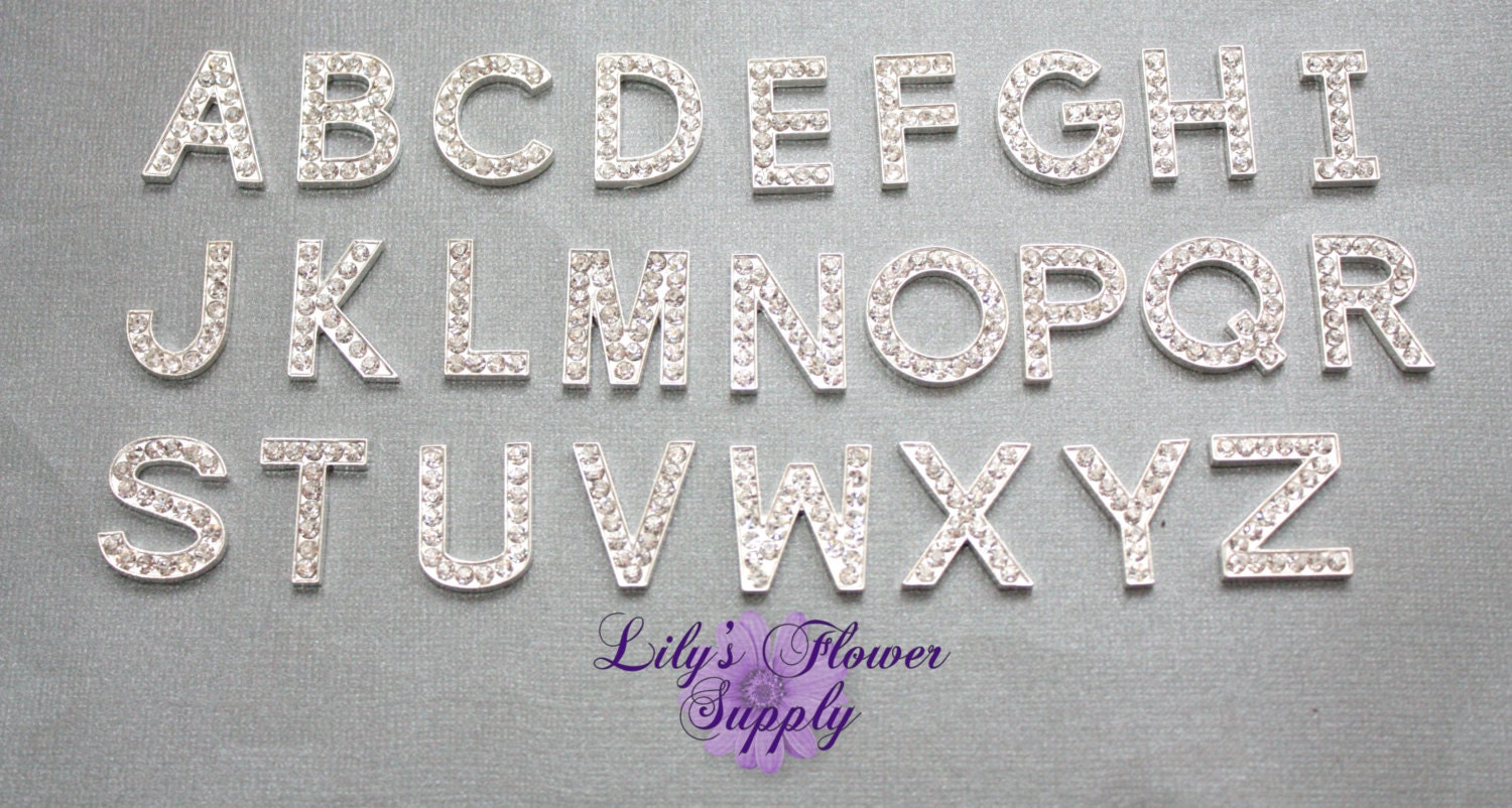 Letters Rhinestone, Choose letter Choose Quantity,  Rhinestone letter…