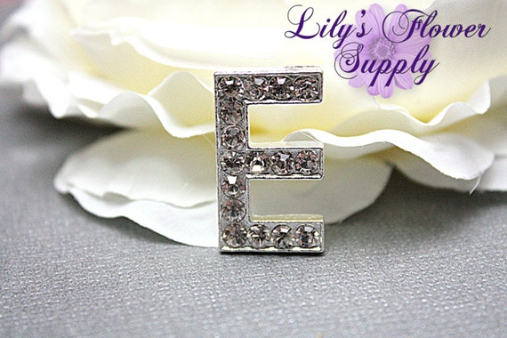 Letters Rhinestone, Choose Letter Choose Quantity, Rhinestone Letters,  Flatback Rhinestone Embellishment, Rhinestone Silver and Gold 