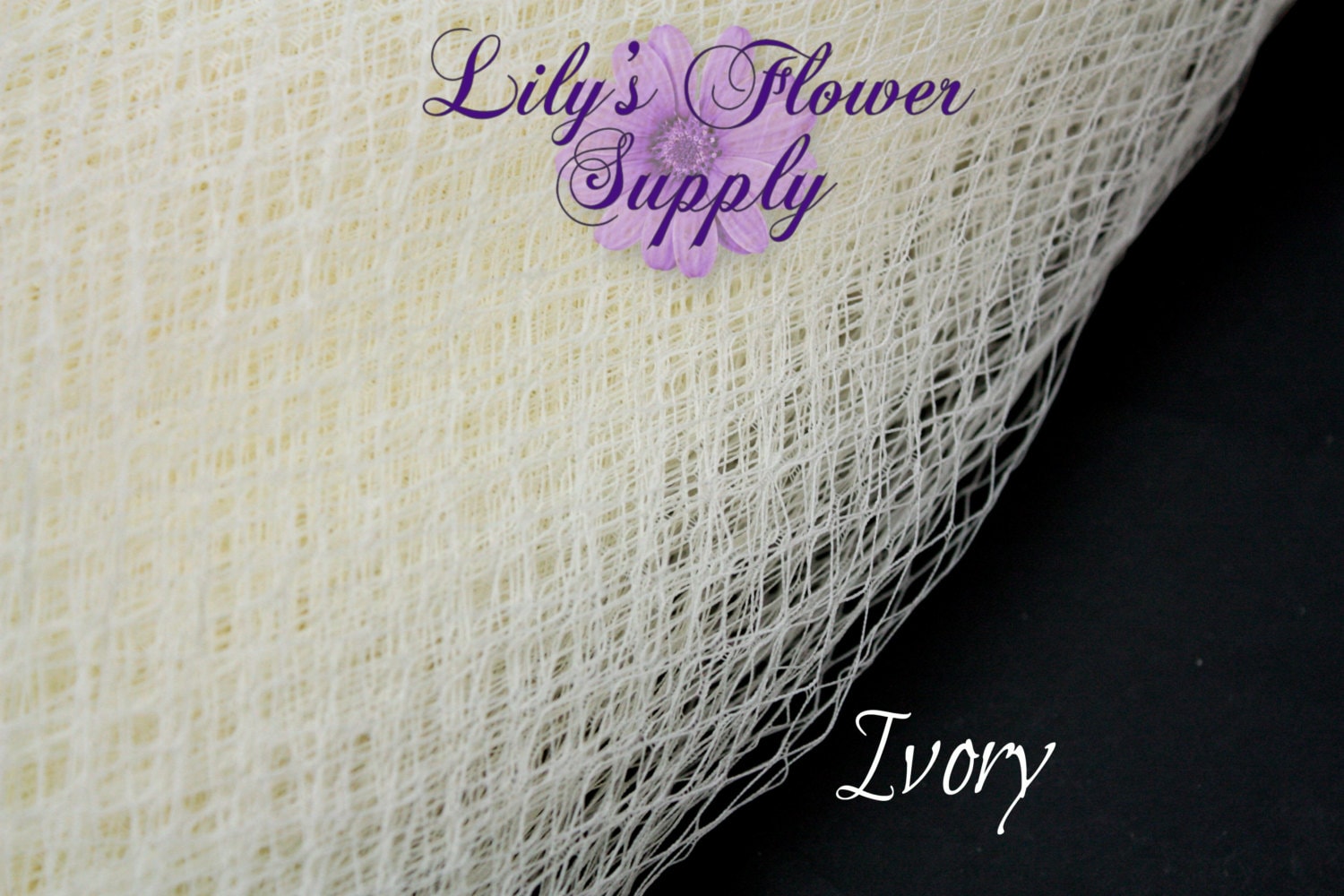 Russian Veil - Birdcage Veil Netting - Ivory - 1YARD - Choose Your Quantity - French Nettin - DIY Fascinators - Russian Veil - Wedding Veils