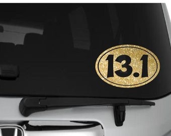 Race Decal, Runner Decal, Half Marathon Gift, Running Gifts, Marathon Gift, 13.1 Sticker, 26.2 Window Decal, Triathlon Gifts, 5K Sticker
