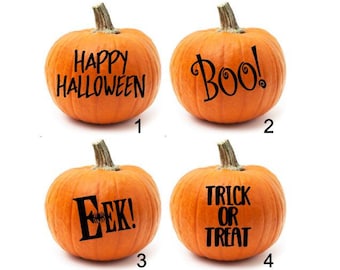 Halloween Decals, Halloween Decor, Halloween Decals for Pumpkins, Halloween Decals for Bucket, Halloween Decal Sticker, Pumpkin Decal
