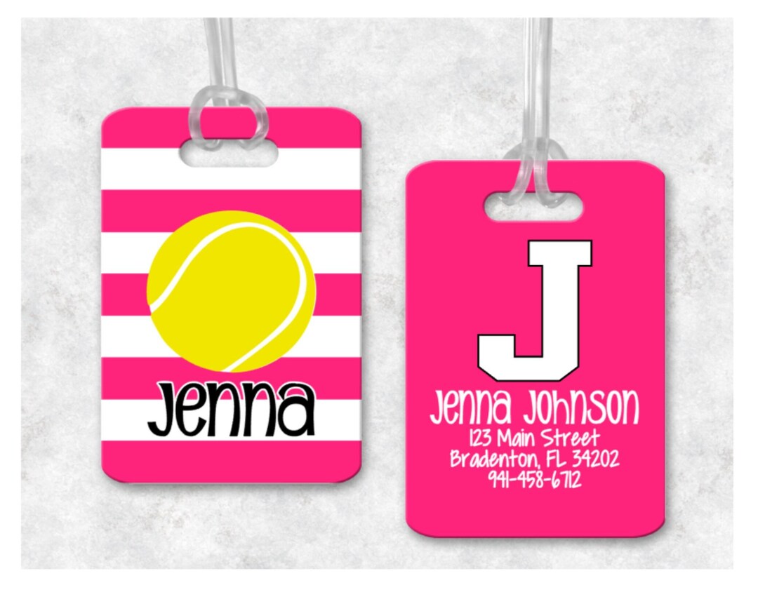 Sports Bag Tag Soccer, Volleyball Bag Tag, Baseball Bag Tag, Softball Bag Tag, Luggage Tag