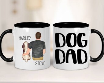 Dog Dad Mug, Dog Lover Gift, Custom Dog Dad Mug, Dog Dad Gift, Personalized Dog Mug, Dog Dad Gift, Pet Parent Mug, Dog Mug, Gift for Dog