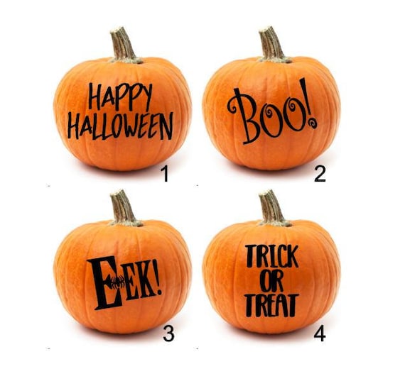 Halloween Decals, Halloween Decor, Halloween Decals for Pumpkins, Halloween Decals for Bucket, Halloween Decal Sticker, Pumpkin Decal