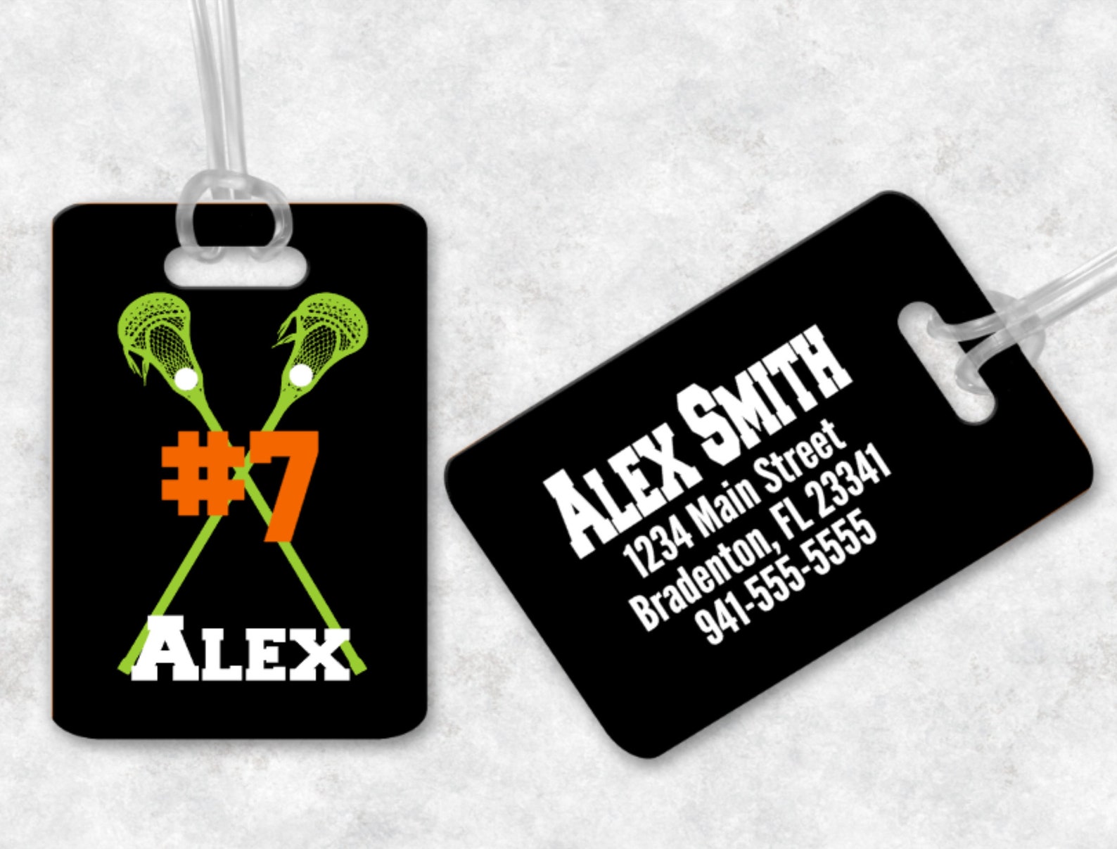 Lacrosse Bag Tag Men's Lacrosse Lacrosse Backpack Tag Etsy