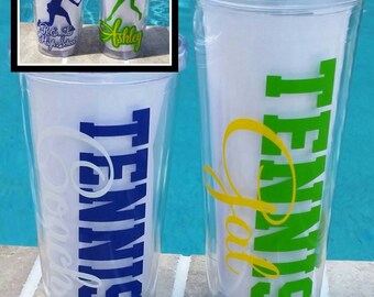 TENNIS Mom / TENNIS Coach / TENNIS Gal Tumbler Cup - 16 or 20 oz Tumbler