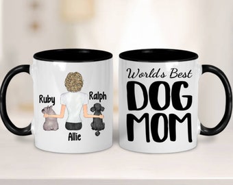 World's Best Dog Mom Mug, Dog Lover Gift, Custom Dog Mom Mug, Dog mom Gift, Personalized Dog Mug, Dog Mom Gift, Pet Parent Mug, Dog Mug