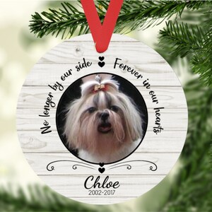 Pet Memorial Gift, Custom Dog Photo Ornament, Dog Memorial Gift, Loss of Pet, Pet Ornament, Christmas Keepsake, Cat Memorial Ornament
