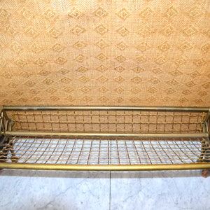 Vintage New South Wales Railway NSWR Luggage Train Car Railway Rack Shelf Brass Etsy